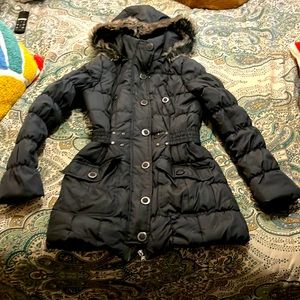 ✨🧥Urban republic puffer jacket with removable faux fur hood only worn once! ✨🧥